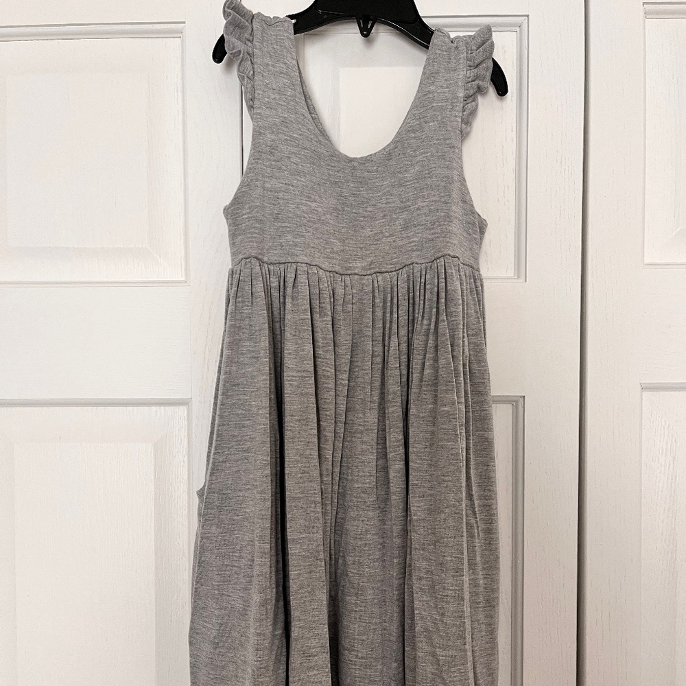 Remie Girl Heather Grey Junie Dress Girls Size 6